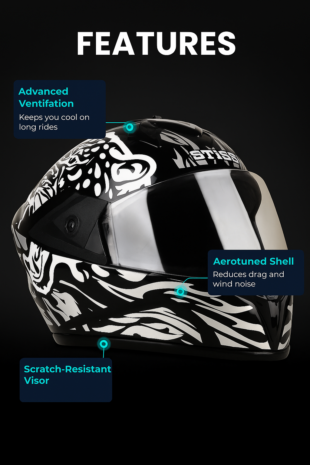 YourCitySeller Helmet Features